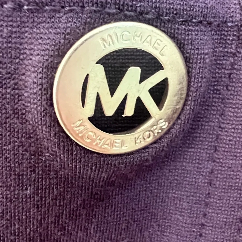 Large Michael kors MK stretchy knit pants brown